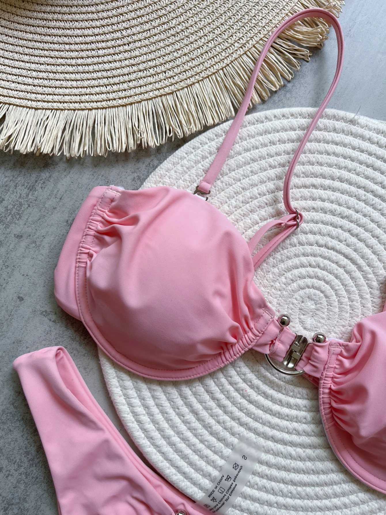 Push Up Bikinis 2025 New Women Swimsuit Swimwear Female High Waist Bikini Set Biquini Bathing Suit Swimming Suits BeachwearW251113