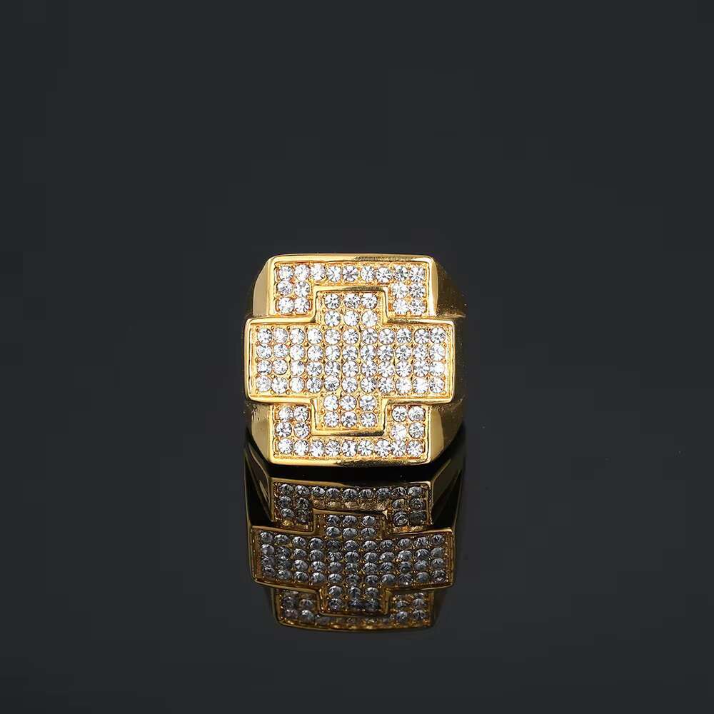 Latest New Mens Hip Hop Ring Stainless Steel Ring