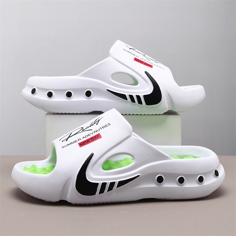 free shipping designer Sandals for man outdoor sport breathable indoor slippers platform black white beach shoes