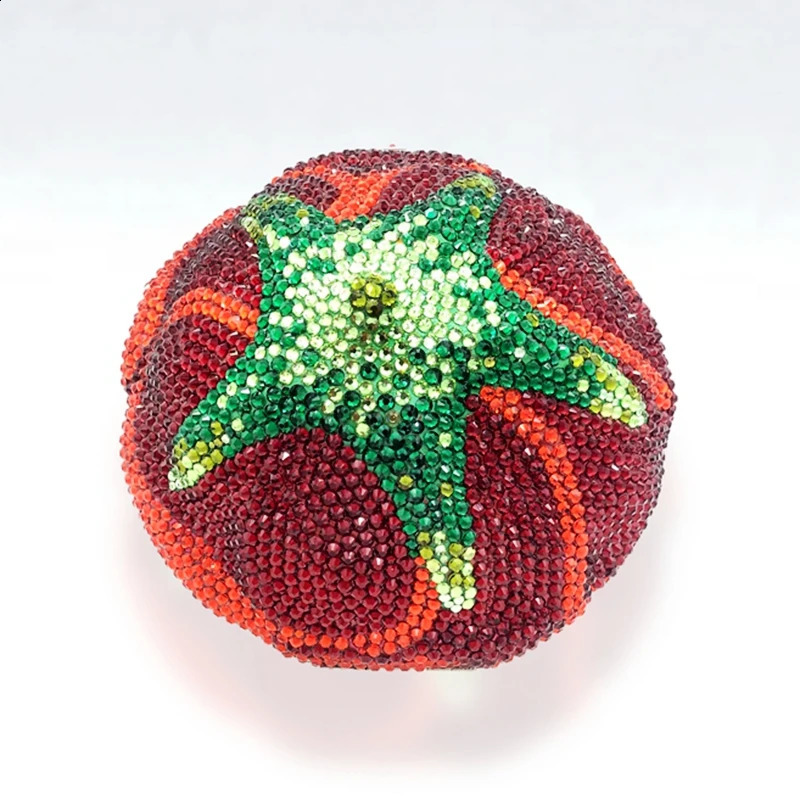 XIYUAN Women Pink Crystal Clutch Purse Rose Flower Handbag Party Wedding Evening Bag Bridal Purses Florals Minaudiere Bag 250409