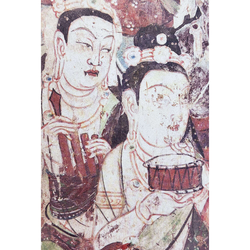 Dunhuang "Crimson Silhouette" Rose Quartz & Sandalwood Cord - Pink Crystal Wooden Bead Bracelet for Gentle Love & Grounding