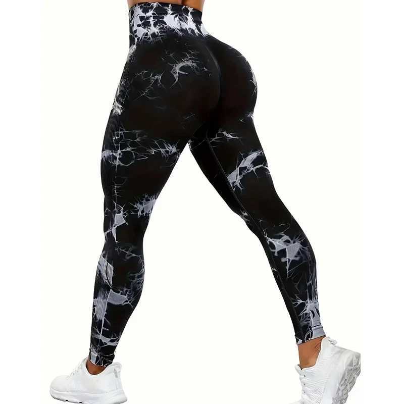 Womens yoga pants seamless high waisted push ups womens tight fitting fitness exercise legs gym clothing Y250412