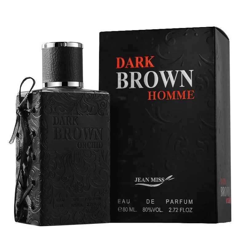 80ml DARK BROWN ORCHID EAU DE PARFUM Retro Gentleman Whiskey Pheromone Perfume Glamour Fragrance Body Spray for Men WomenT251113