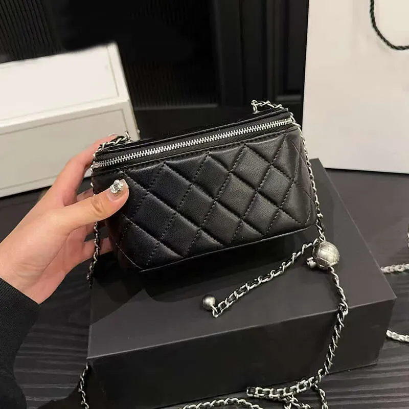 Mirror Makeup Bags Designer Crossbody Bags Women Fashion Shoulder Bag Classic Crossbady Bag Burgundy Gold Ball Leather Handbags Case Bag Chain Cross Body Handbag
