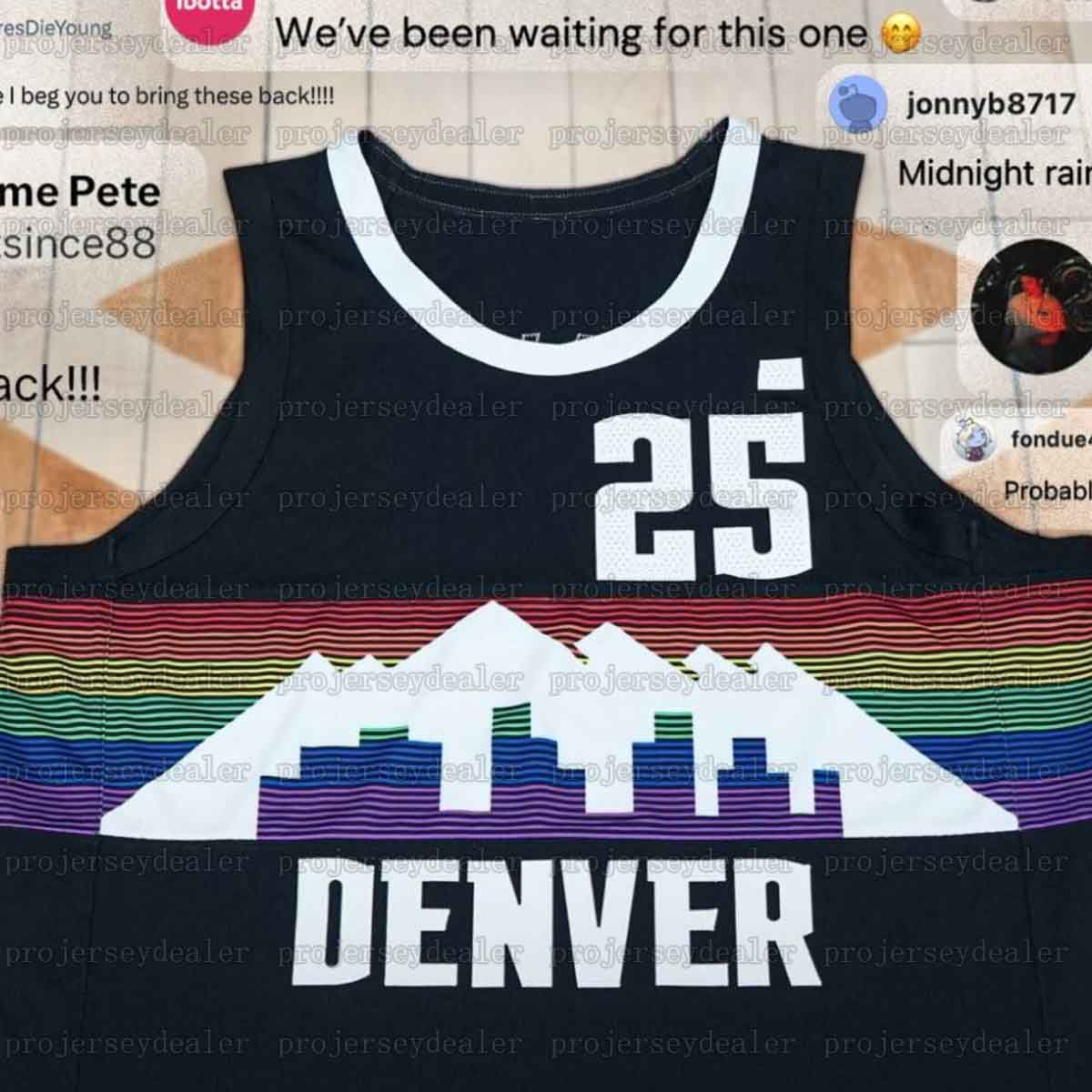 15 Jokic 2025-26 City Basketball Jersey Peyton 8 Watson Jamal 27 Murray Aaron 32 Gordon 0 Christian Braun Tim 10 Hardaway Jr.