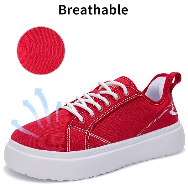 Designer Shoes High Quality Women's Wide Toe Box Canvas Sneakers Comfortable Slip On Walking Shoes for Women Casual Platform Fashion Sneaker
