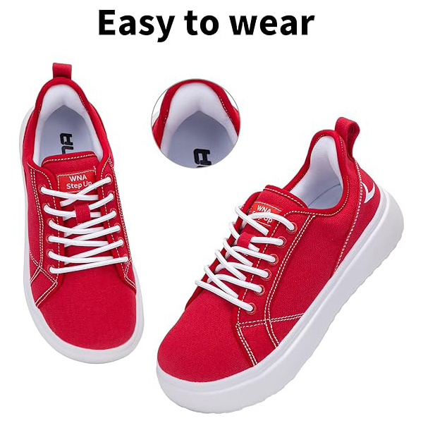 Designer Shoes High Quality Women's Wide Toe Box Canvas Sneakers Comfortable Slip On Walking Shoes for Women Casual Platform Fashion Sneaker