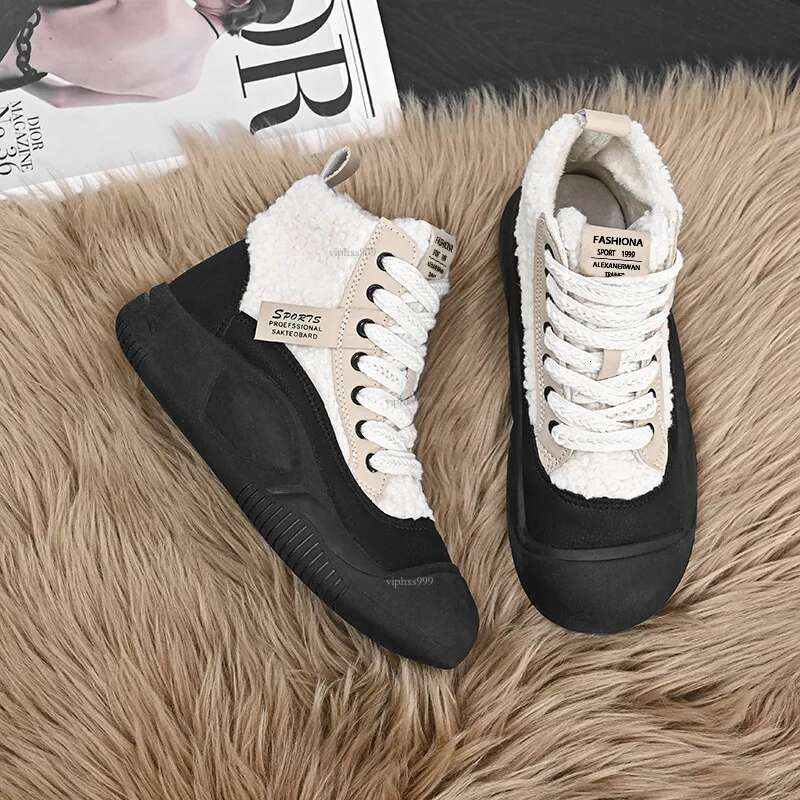 New Free Shipping Designer Shoes Martin 2025 Winter High-end Boots Furry Women's Soft Sole With Plush Warm Midsole Cotton Shoes