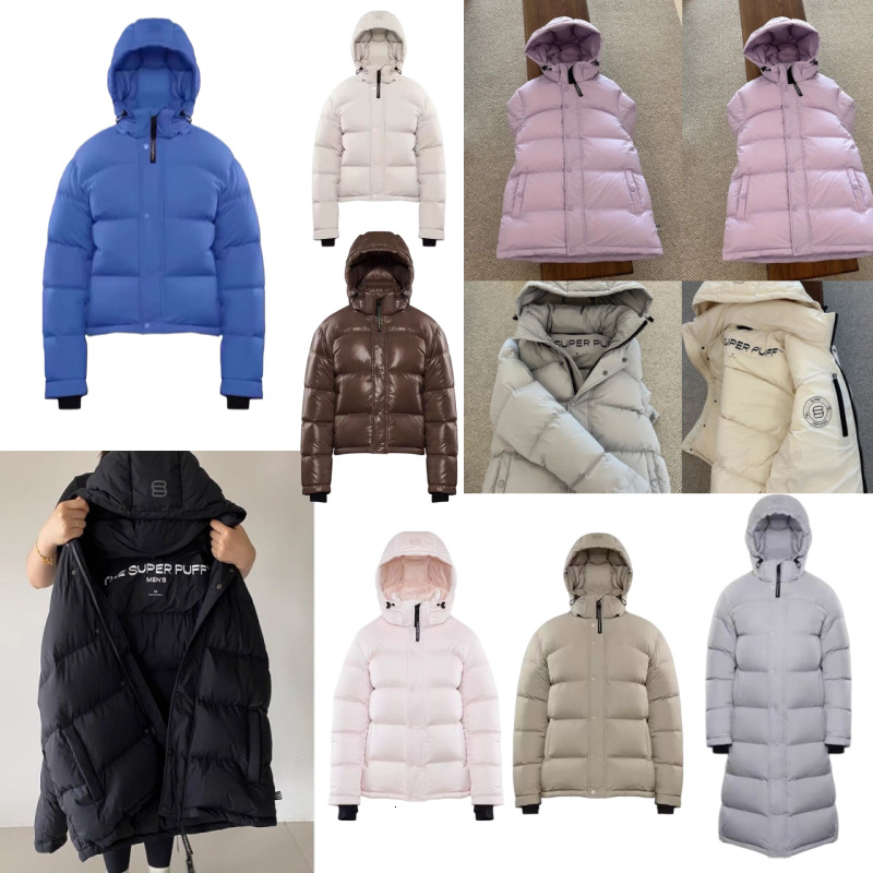 hot top1 Designer warm knee length jackets Aritzia down jacket super puff short hooded vest branded waistcoat Canada down thickened extreme coId b61