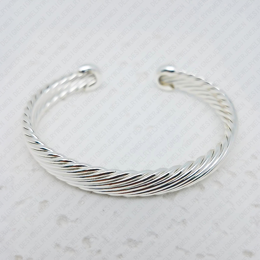 Designer Bracelet Bracelet for Women Twisted Wire Bracelets Gold Bangle Open Bangles Luxury Jewlery Designer for Women Elegant Sophisticated Premium G