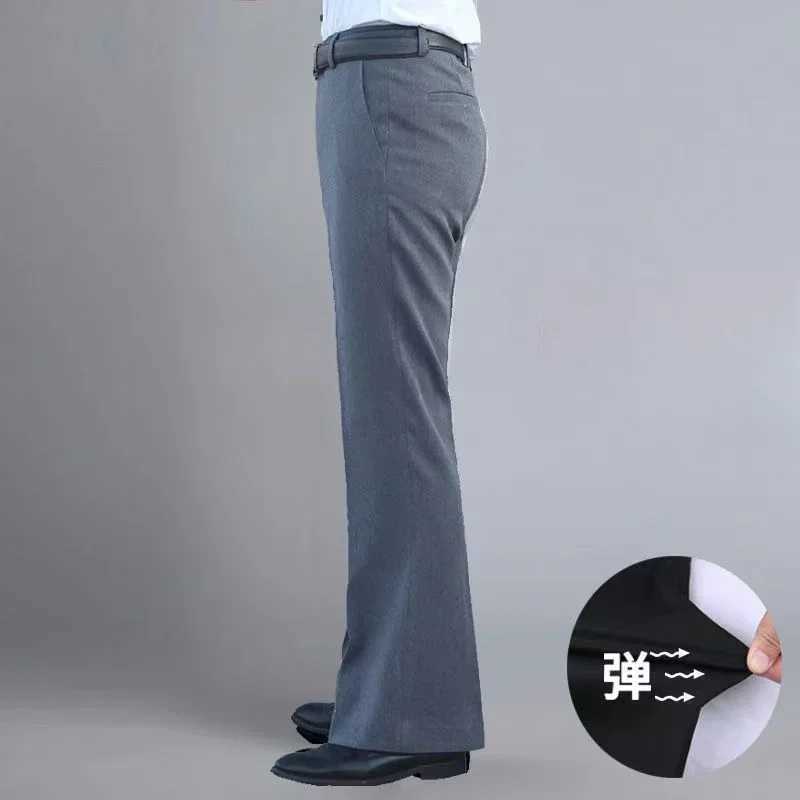 New mens sparkling mens pants Bell bottoms dance sets and mens formal wedding pants A272 for autumn and spring 2024XJ250412