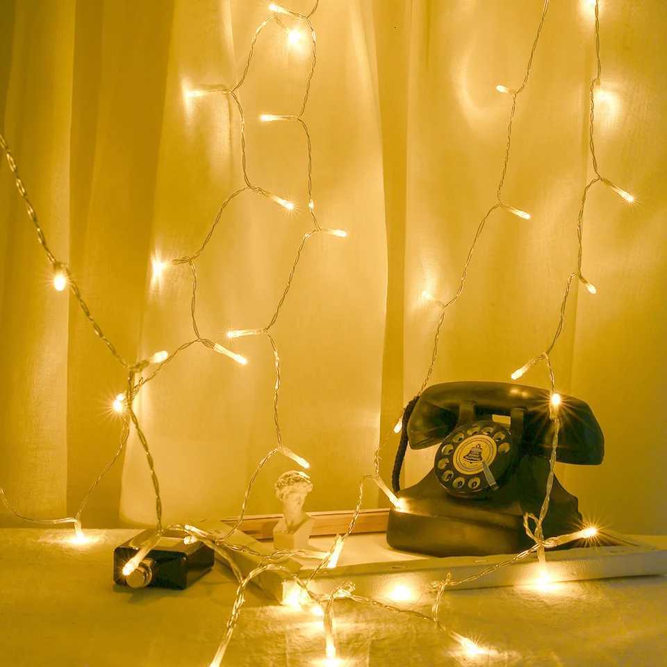 3M 5M 10M USB LED String Light Christmas Tree Fairy Light Chain Waterproof Garland Outdoor Lamp Wedding Garden Christmas Decor M251113