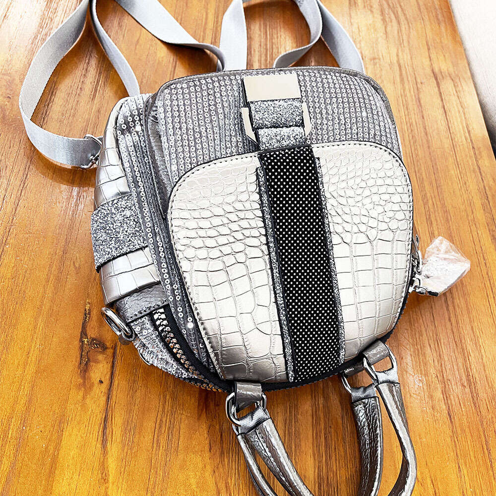 Backpack Women's New Three Use Fashion Single Shoulder Backpack Casual Trendy Crossbody Bag Handbag