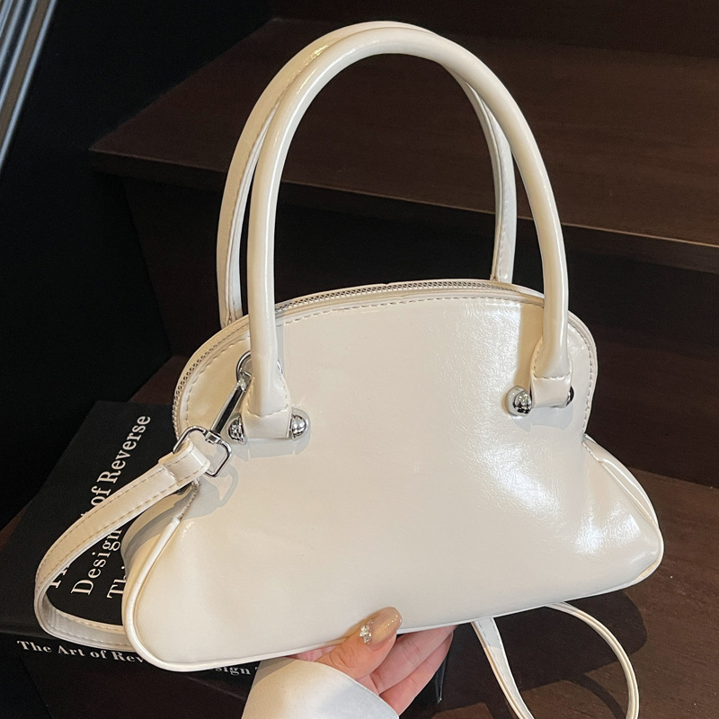 2025S Designer Women S Bag Women S Solid Color Handbag With Simple Texture For Spring And Summer Crossbody Women S New Versatile Single Shoulder Shell