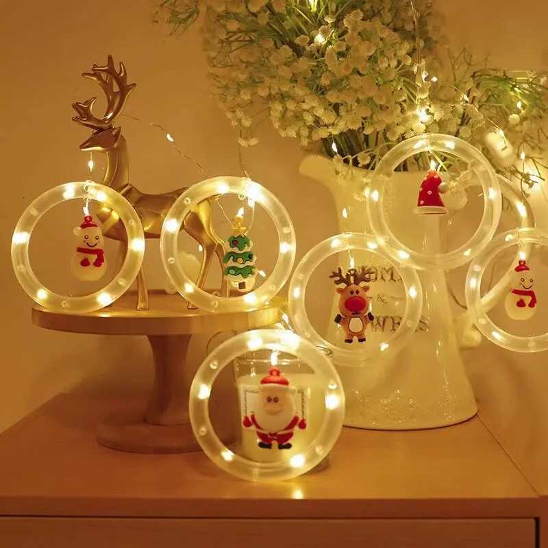 Christmas Ball LED Fairy Curtain Light String Wedding Holiday Garland Lamp for Home Room Party Decoration Navidad M251113