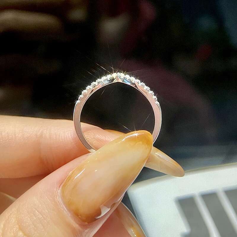 GRA Fashion Color Moissanite Wedding Diamond Rings for Women Real 925 Sterling Silver Engagement Wedding Luxury Quality Jewelry