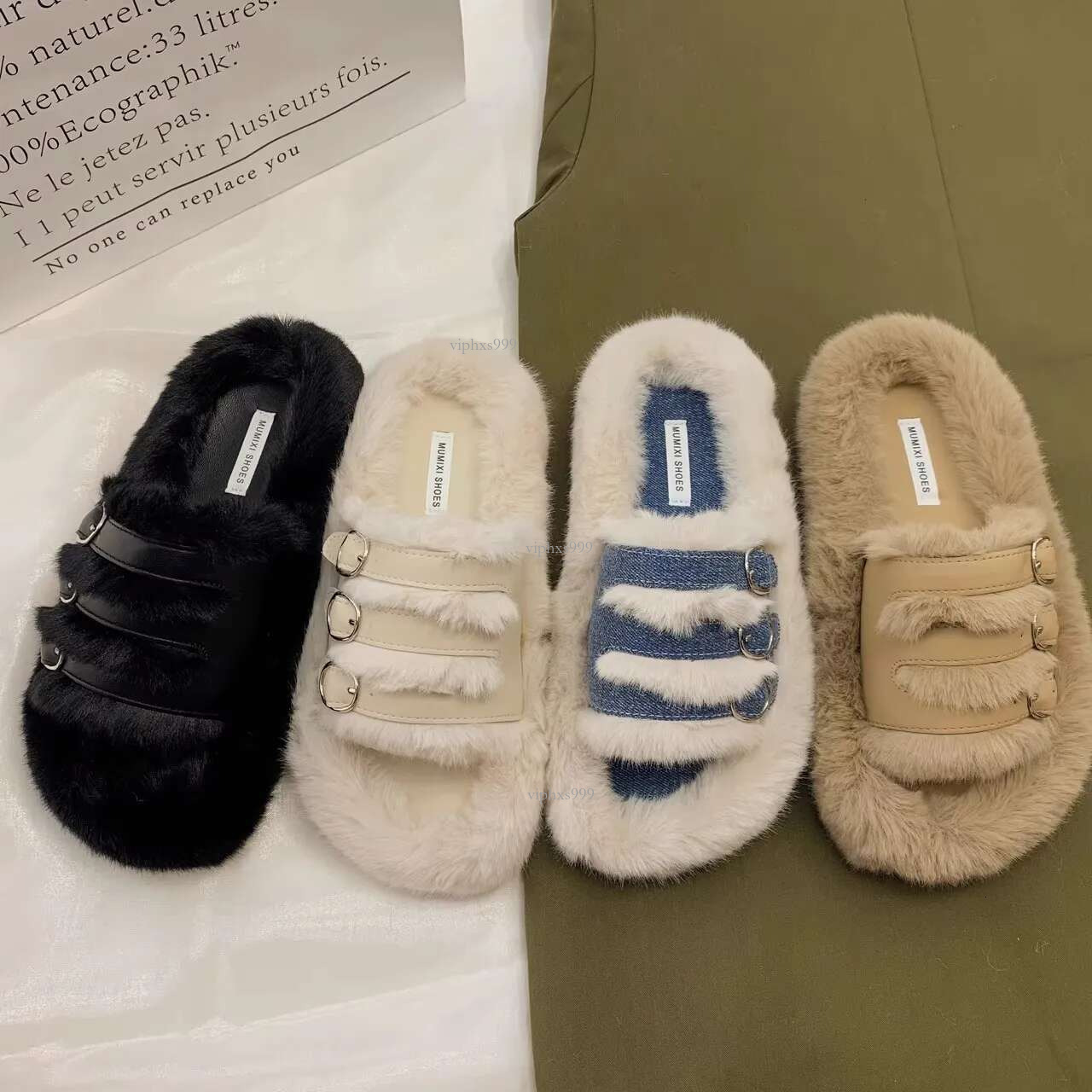 New Free Shipping Designer Shoes Fan Gui Niche Design Sense Thick Sole Height Increasing Fairy Slippers For Outdoor Wear Internet Autumn And Winter La