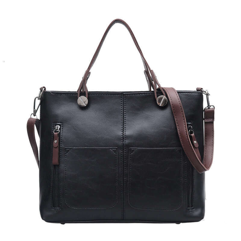 New Large Simple and Fashionable Women's Handbag Single Shoulder Crossbody Bag Bags