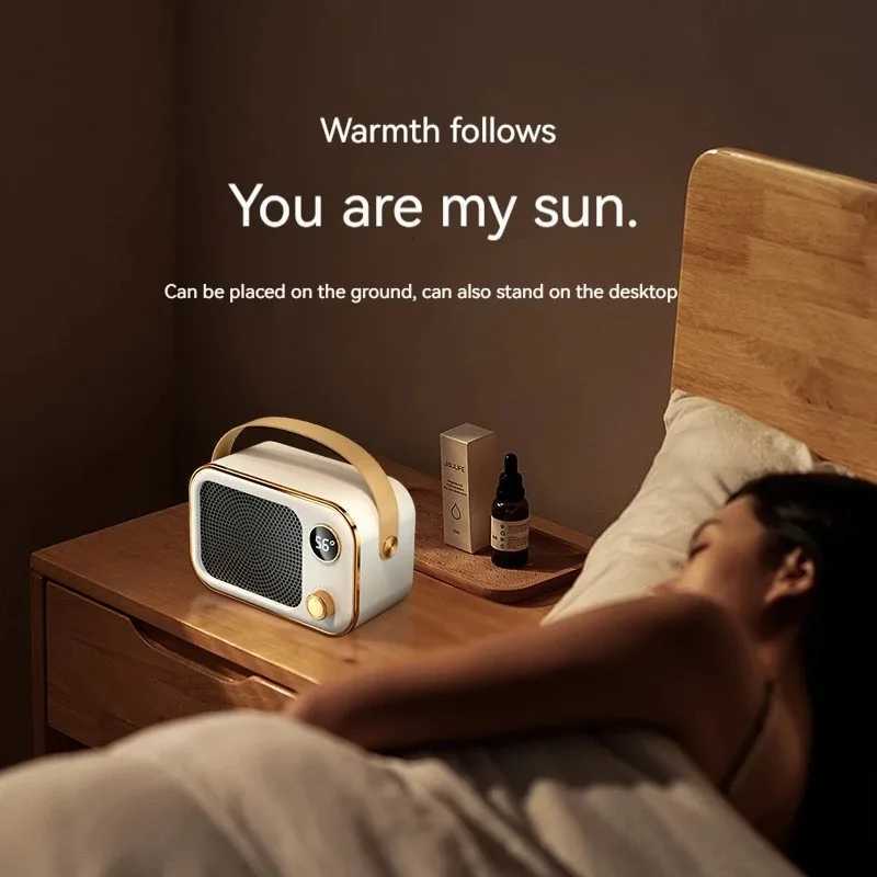 NEW Portable Electric Heater Home Low Energy Fast Heating Electric Heater Fan Smart Temperature Control Heater Warming Supplies Y251113