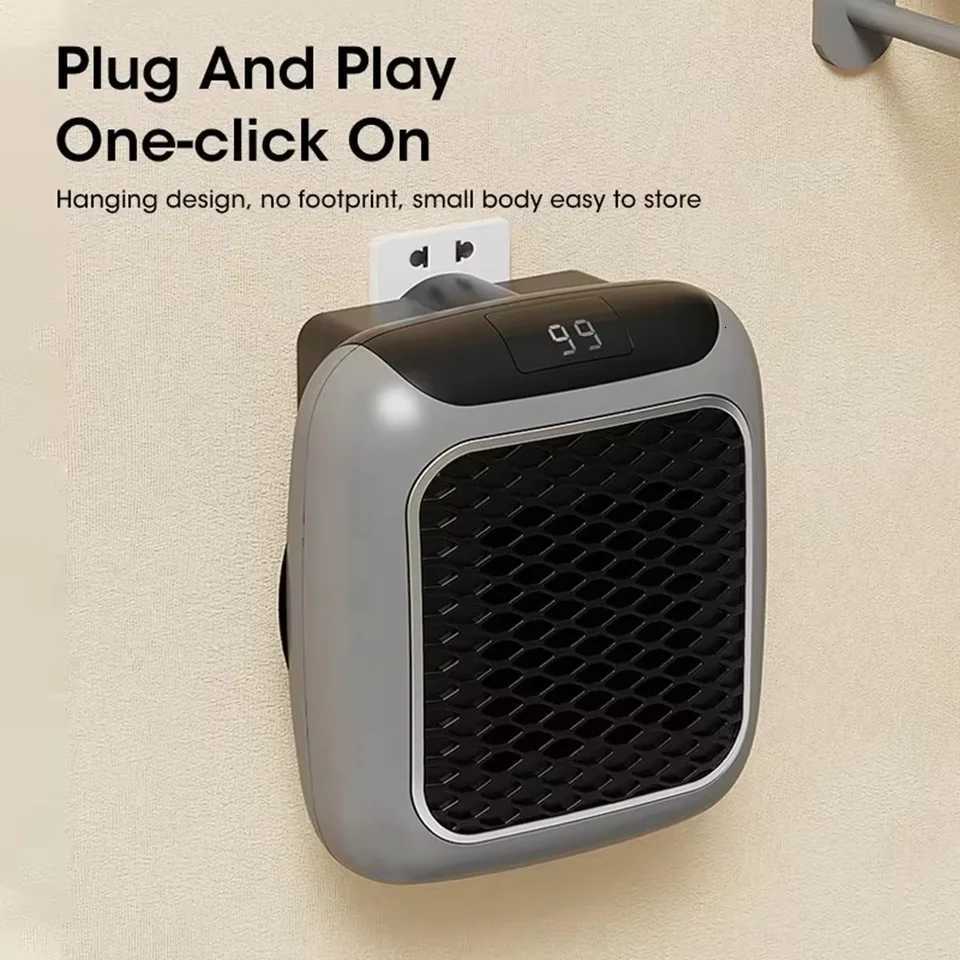 Portable Electric Heater EU Small Solar Energy Saving Fast Heating Bedroom Heater Home Use Warming Device Compact Size Y251113