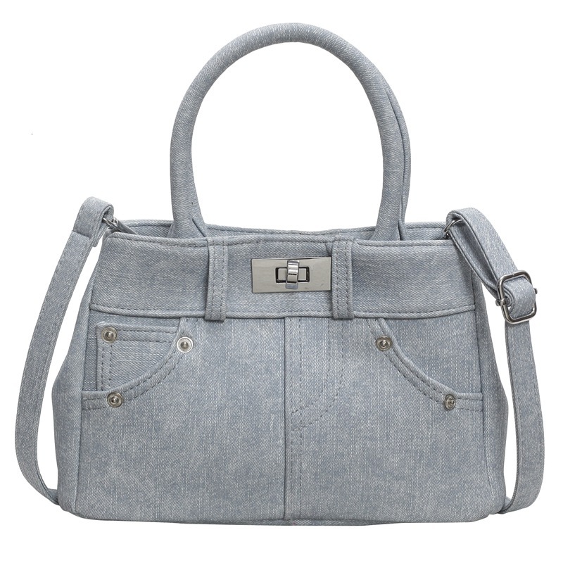 2025S Designer Women S Bag Casual And Versatile Denim Small For Women New Trendy Fashion Single Shoulder Crossbody Bag Popular Niche Handbag