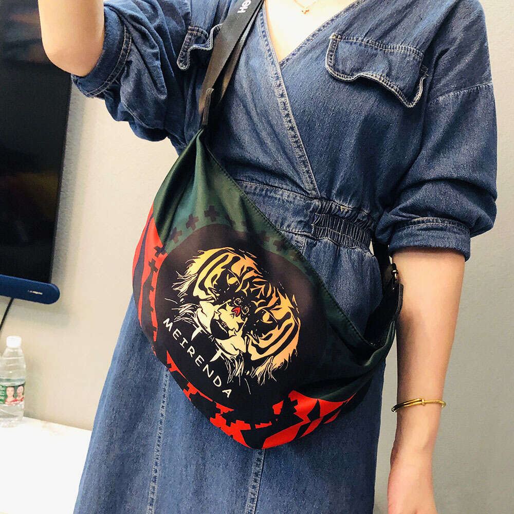 Backpack Trendy Chest for Women New Women's Canvas Dumpling Sports Waist Crescent Single Shoulder Crossbody Bag