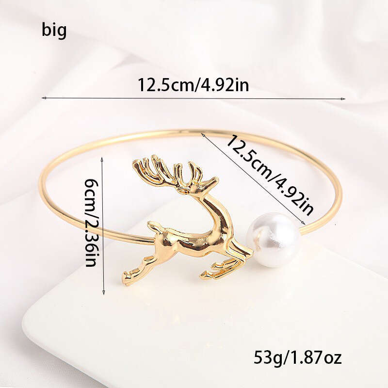 Cross-Border Amazon Middle East Modern Simple Deer Necklace Bracelet Jewelry Set Finished Goods Wholesale