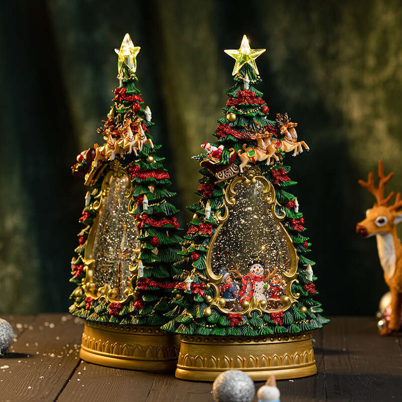 Christmas Eve Wholesale Snowflake Tree Decorations Scene Arrangement Ornaments Children's Gifts Snowman Music