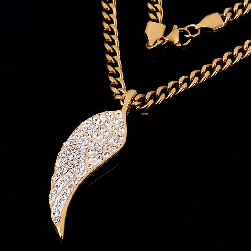 Twinkle Jewelrys Custom Hip Hop 925 Silver Yellow Gold Plated Moissanite Diamond Pendant Exquisite Leaf Shape Design Women Men