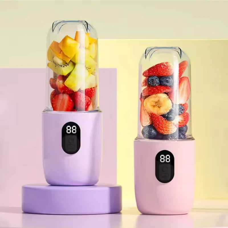 USB Rechargeable Portable Blender Cordless Mini Juicer Mixer for Smoothies Protein Shakes Travel Sports Bottle Juicer Cup C251113