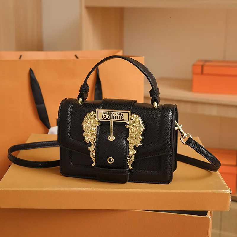 European Retro Small Square Bag - Luxury Textured Crossbody Shoulder Bag Fashion Minimalist Design Versatile Womens PurseW251112