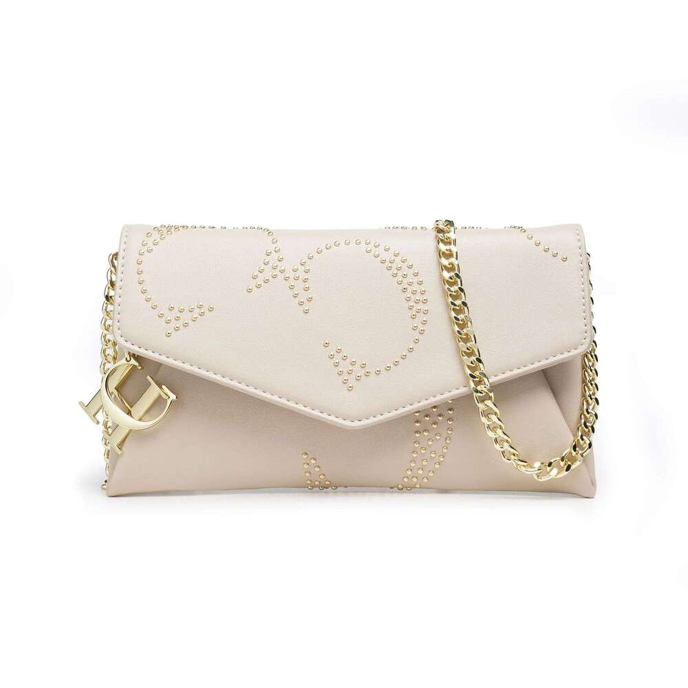 CHHC Popular Chain Lock Crossbody Long Simple Mobile Wallet Women's Single Shoulder Small Square Bag