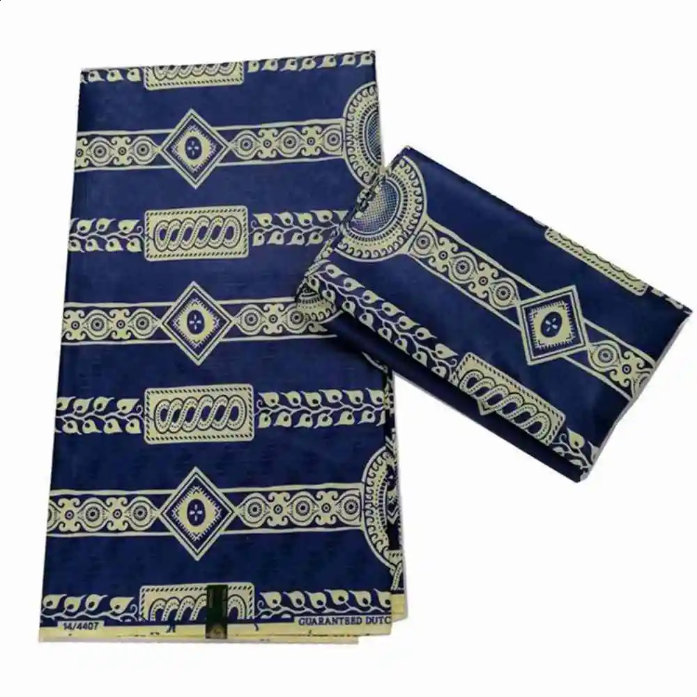 Veritable Dutch Super-W d Super Real Bazin Print Fabric Hollandais Pagne Africa Dress 100% Polyester Tissu Super Java 250407