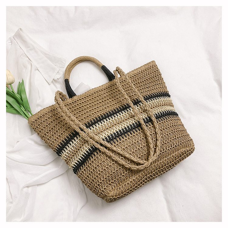 2025S Designer Women S Bag This Year S Popular Woven Tote For Women Is The Forest Series Small Fresh Fashionable And Versatile Travel Large Capacity B