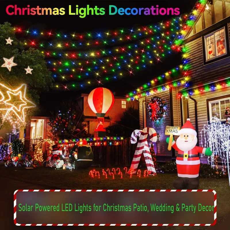 Solar String Lights Outdoor Garden LED Lights Solar Powered Waterproof Solar Fairy Lights for Patio Yard Wedding Christmas Party M251113