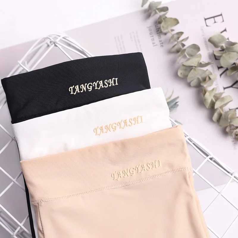 M~4XL Womens Safety Shorts Thin Breathable Non Curling Boxer Shorts High Waist Shorts Plus Four Corner Tight Shorts Y250412