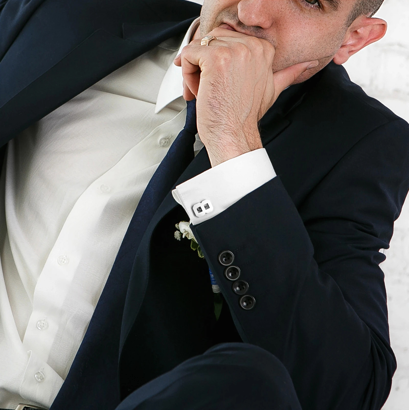 0-30 Mens Digital Cufflinks Personalized Gift Accessories for Men High Quality Mens Sports Number Code Series Cufflinks 250409