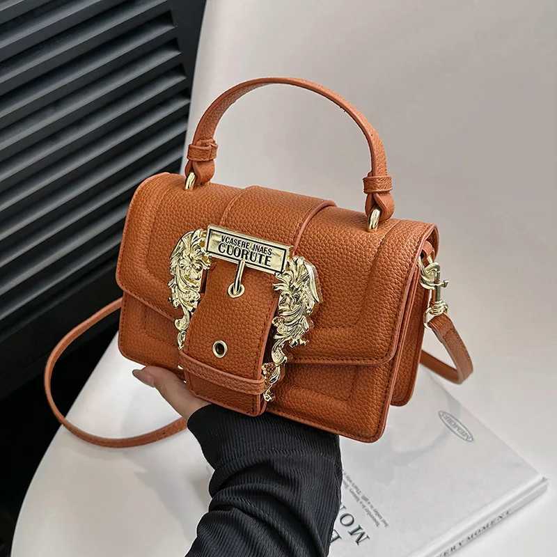 European Retro Small Square Bag - Luxury Textured Crossbody Shoulder Bag Fashion Minimalist Design Versatile Womens PurseW251112
