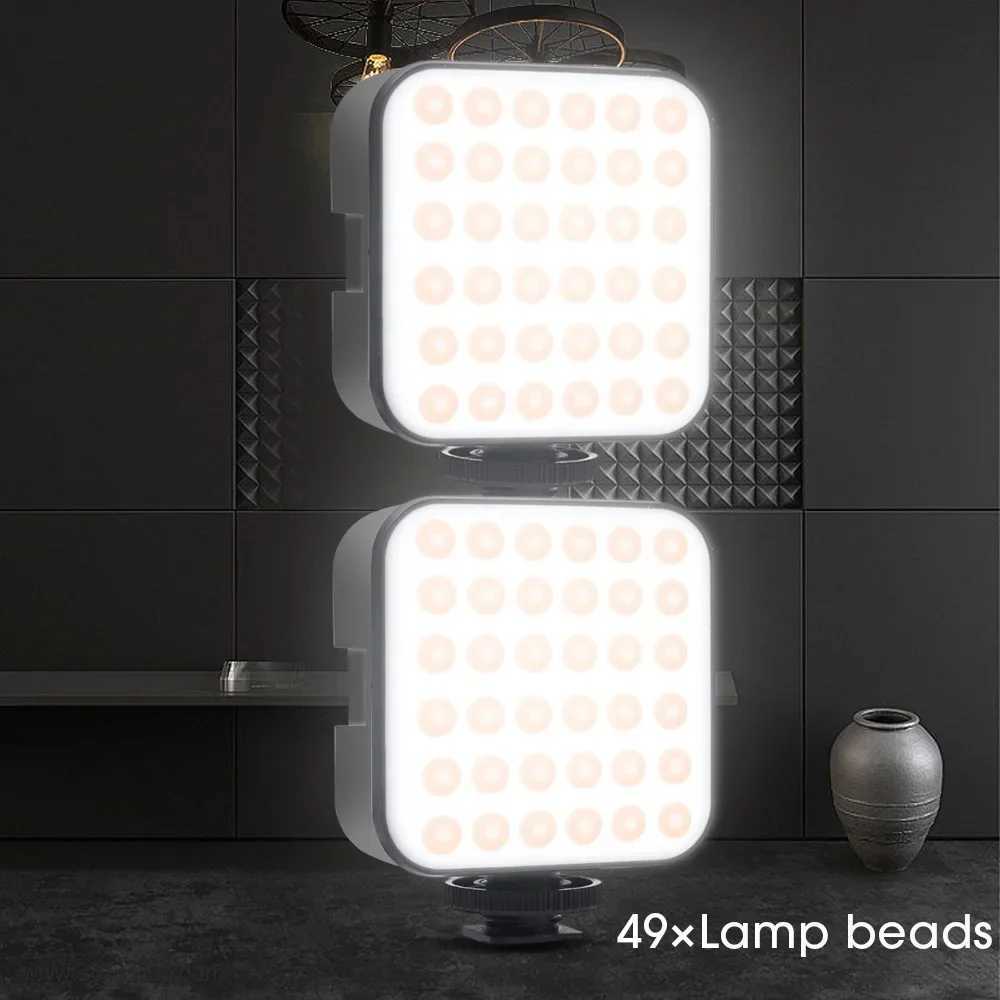 Mini LED Video Fill Light For Camera Phones Laptop Tablet Universal Outdoor Photography Live Broadcast Selfie Flashes Fill LampM251113