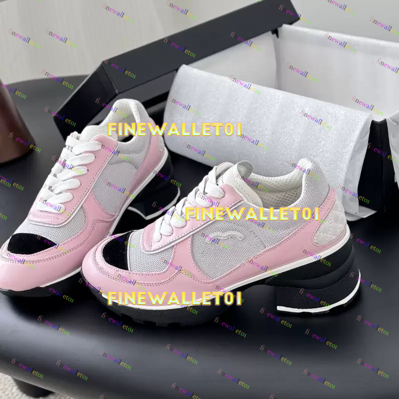 Top 10A Designer Women's Shoes Wedge Sneakers Dad Shoes for Women CC sports shoes high-quality breathable and comfortable casual shoes Height-increasing shoes 45