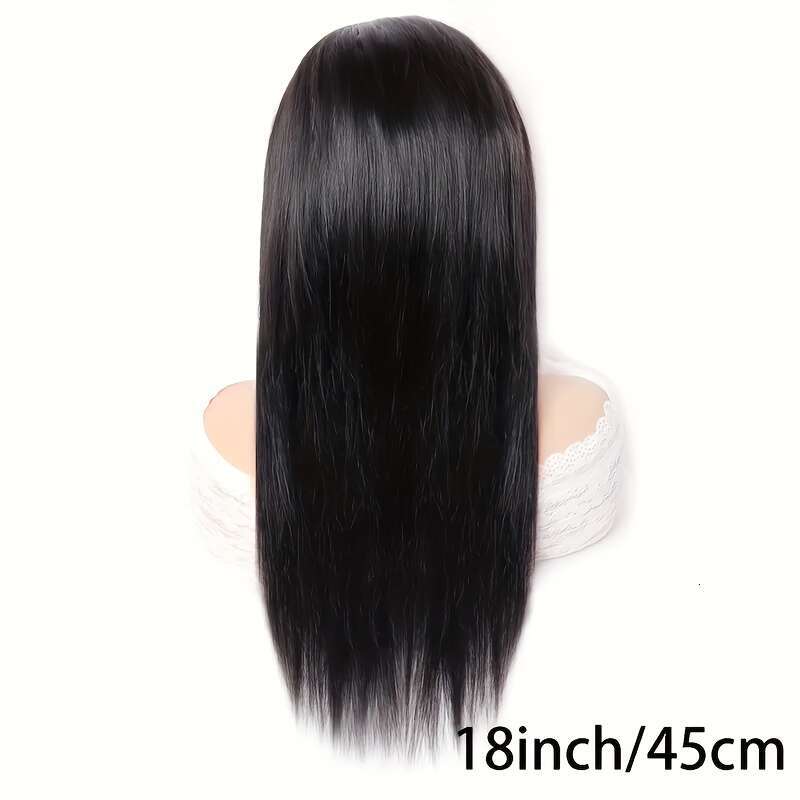 Elegant 100% That Melts Into The Light Straight 360 Full HD Transparent Frontal Human Wigs Natural Color For Women Pre Plucked With Baby Hair 200% Den