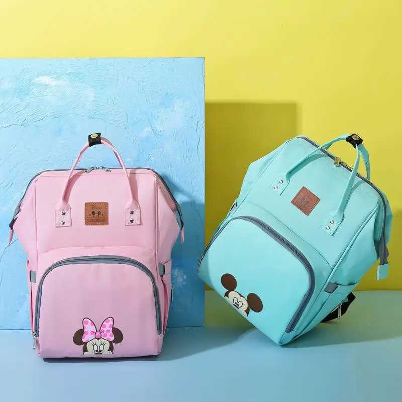 Disney Diaper Mummy Baby Bag Backpack Multi functional Large Capacity Pregnant and Childrens Bag Pregnant Womens 2021 New Year GiftXJ250412