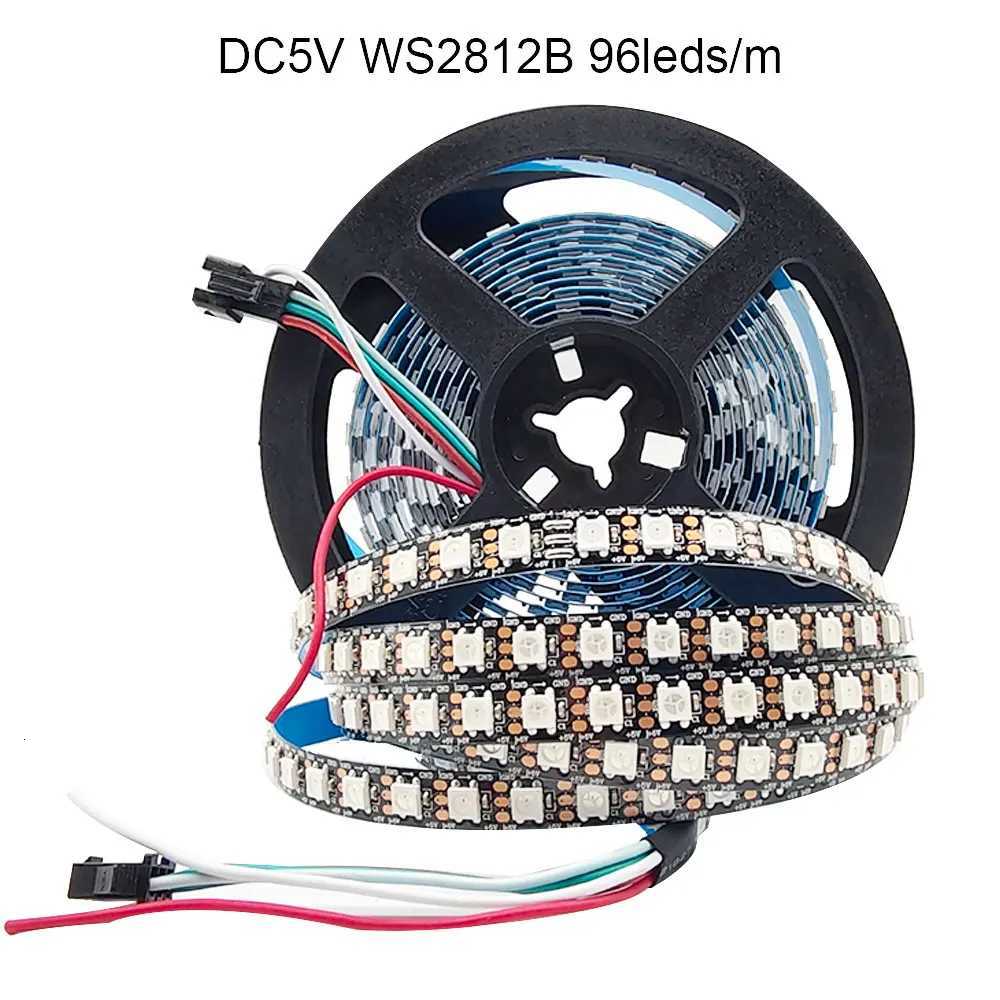 5V WS2812B WS2812 Digital Flexible Individually Addressable Pixel Led Strip RGB LED Strip 30/60/74/96/144Pixel/Leds/M Tape Light W251112