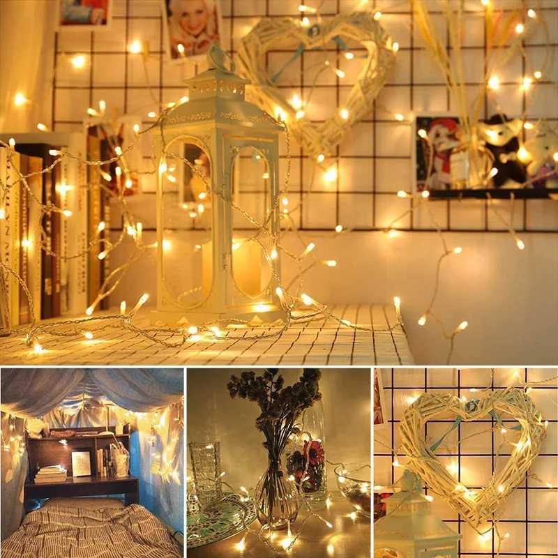 Hot Sale 15m/3m/6m/75m/10m Christmas Lights Waterproof Battery Led String Lights Christmas Decorations For Home M251113