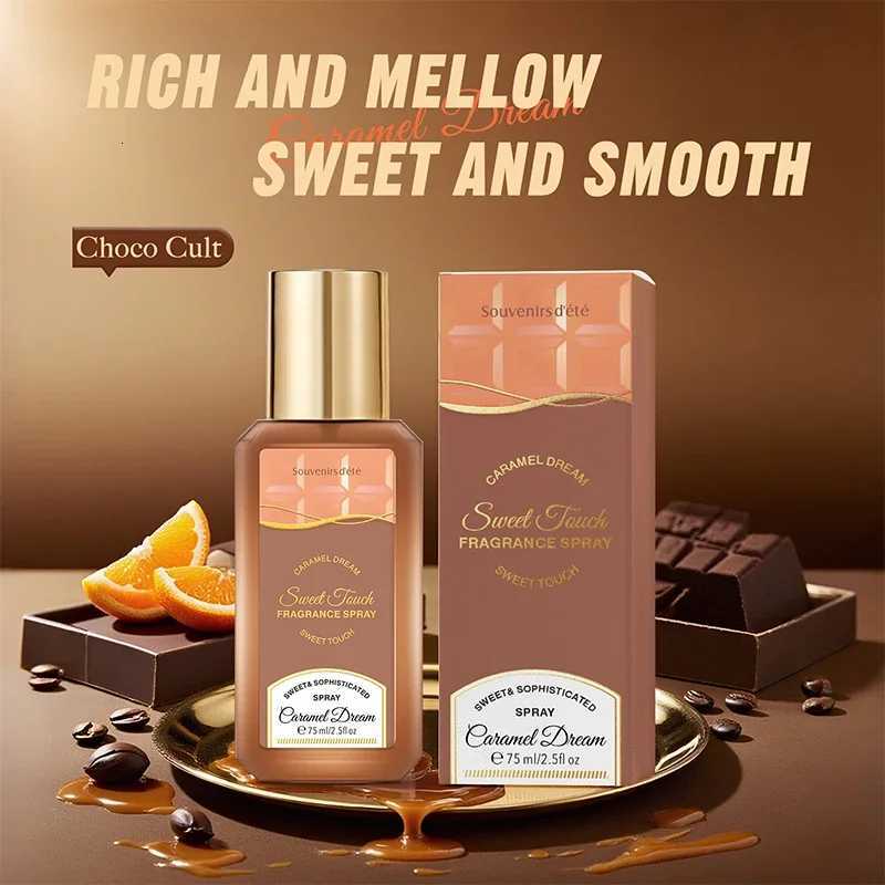 Caramel Gourmet Perfume Arabic Brand Floral Orange Chocolate Woody Fragrance Long-lasting Fragrance Charm Unisex Eau De ToiletteT251113
