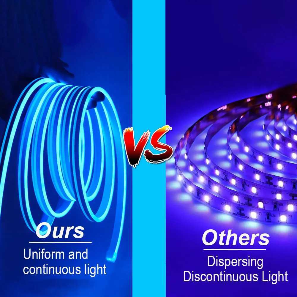 RGB Neon LED Strip Lights USB 5V Strip IP65 Waterproof Control Led Flexible Diode Decoration For Home Living Room Decor Lighting W251112