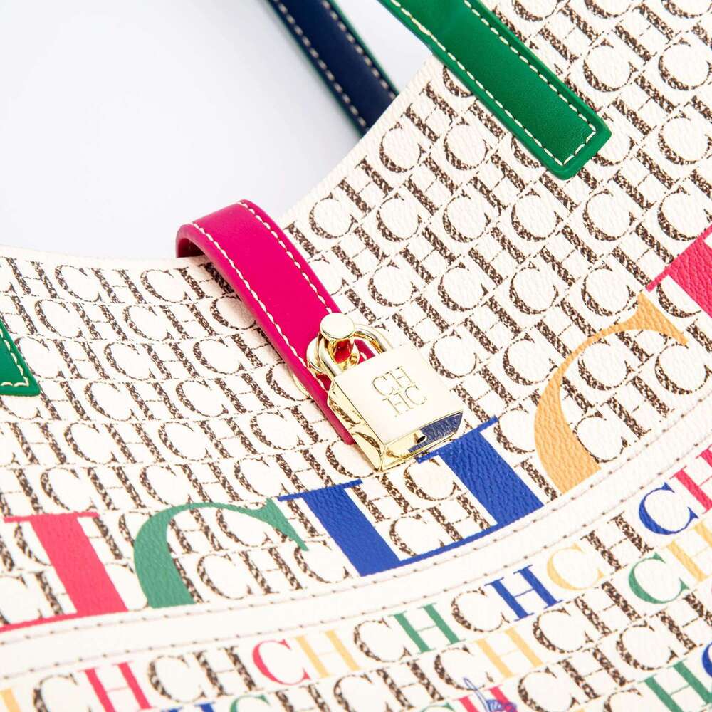 CHHC Fashion Trendy Tote Bag Full Print English Large Capacity Handbag For Women, Portable