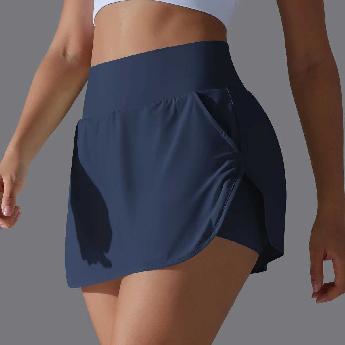 Outdoor sports yoga skiing badminton tennis high waist breathable sweat sports yoga fitness Y250412