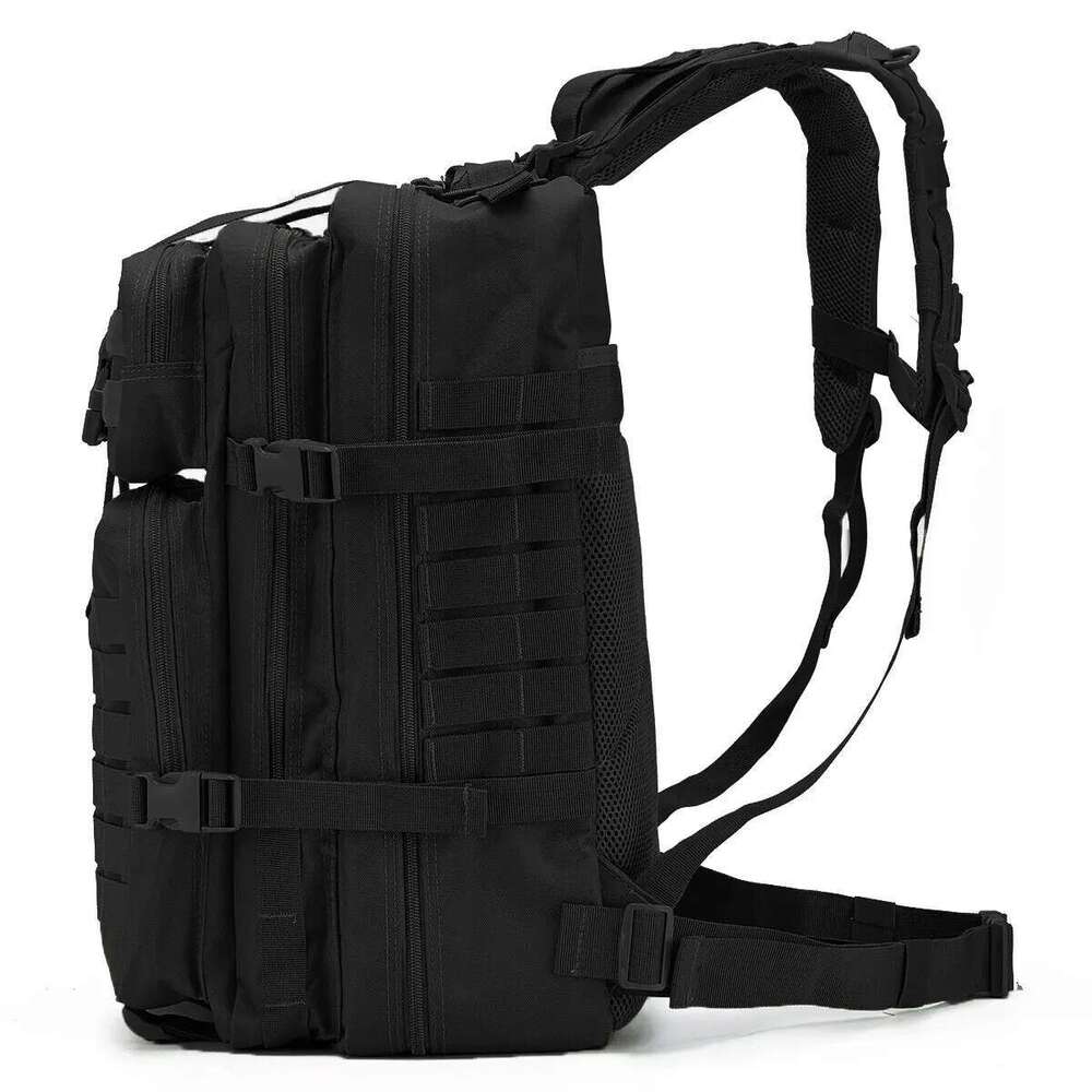 Qt&Qy 50L Man Tactical Backpacks Survival Traveg Bags Hking Outdoor 3P Assault EDC Molle Pack For Trekking Hunting Bag