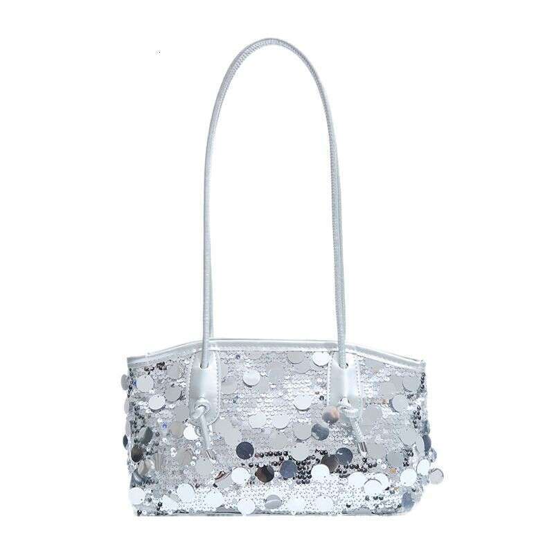 Minority sequin for women 2025 new spring versatile handbag, single shoulder crossbody bag, armpit bag